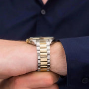  Shop Authentic Emporio Armani Claudio Chronograph Green Dial Two Tone Steel Strap Watch For Women - AR11511 - Luxxuri