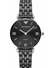  Shop Authentic Emporio Armani Ceramica Black Dial Black Ceramic Strap Watch For Women - AR1487 - Luxxuri