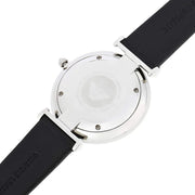  Shop Authentic Emporio Armani Retro Analog Quartz Silver Dial Black Leather Strap Watch For Men - AR1674 - Luxxuri