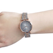  Shop Authentic Emporio Armani Gianni T Bar Grey Dial Two Tone Stainless Steel Watch For Women - AR1725 - Luxxuri