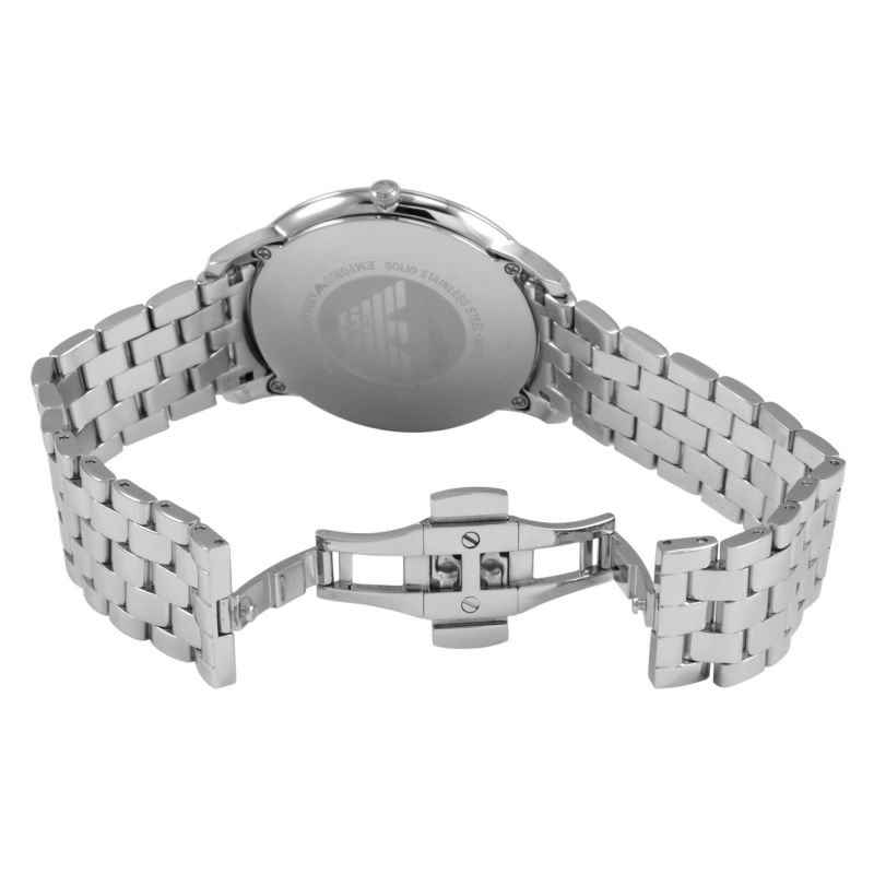  Shop Authentic Emporio Armani Classic Quartz Silver Dial Silver Steel Strap Watch For Men - AR1745 - Luxxuri