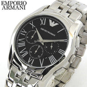  Shop Authentic Emporio Armani Classic Chronograph Black Dial Silver Steel Strap Watch For Men - AR1786 - Luxxuri