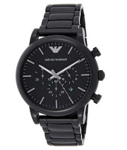  Shop Authentic Emporio Armani Meccanico Skeleton Black Dial Black Steel Strap Watch For Men - AR60045 - Luxxuri