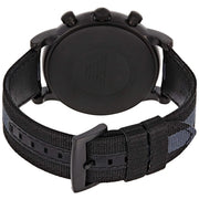  Shop Authentic Emporio Armani Luigi Chronograph Quartz Black Dial Two Tone Nylon Strap Watch For Men - AR1948 - Luxxuri