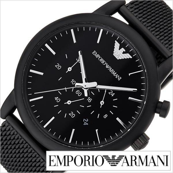  Shop Authentic Emporio Armani Sport Chronograph Black Dial Black Mesh Bracelet Watch For Men - AR1968 - Luxxuri