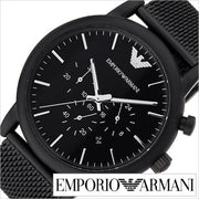  Shop Authentic Emporio Armani Sport Chronograph Black Dial Black Mesh Bracelet Watch For Men - AR1968 - Luxxuri