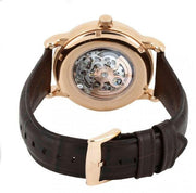  Shop Authentic Emporio Armani Epoca White Skeletal Dial Black Leather Strap Watch For Men - AR2073 - Luxxuri