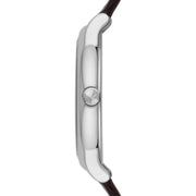  Shop Authentic Emporio Armani Luigi Quartz Gray Dial Brown Leather Strap Watch For Men - AR1996 - Luxxuri