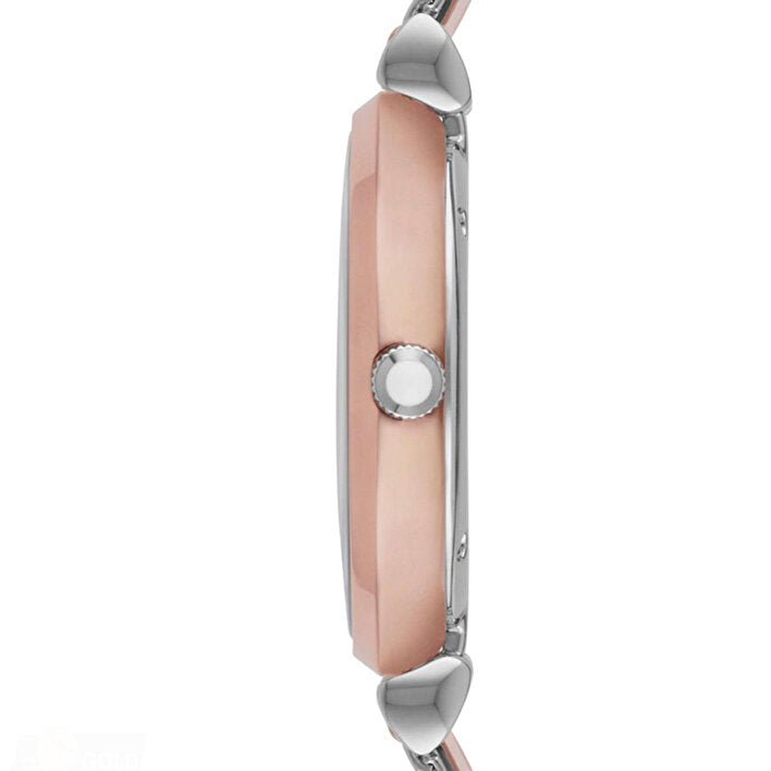  Shop Authentic Emporio Armani Retro Mother of Pearl Dial Silver Mesh Bracelet Watch For Women - AR2067 - Luxxuri
