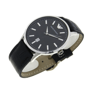  Shop Authentic Emporio Armani Renato Black Dial Leather Strap Watch For Men - AR2411 - Luxxuri