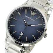  Shop Authentic Emporio Armani Renato Blue Dial Silver Steel Strap Watch For Men - AR2472 - Luxxuri