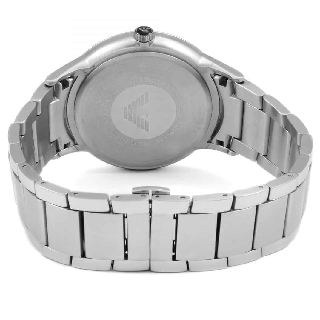  Shop Authentic Emporio Armani Renato Blue Dial Silver Steel Strap Watch For Men - AR2477 - Luxxuri