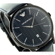  Shop Authentic Emporio Armani Renato Blue Dial Blue Leather Strap Watch For Men - AR2479 - Luxxuri