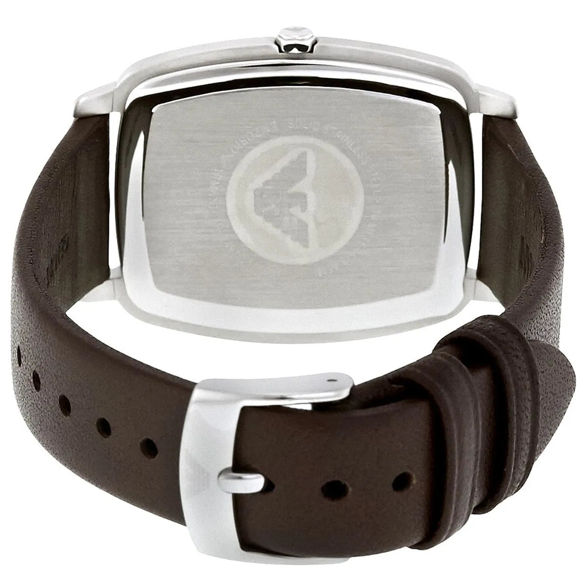  Shop Authentic Emporio Armani Retro Quartz Blue Dial Black Leather Strap Watch For Men - AR2491 - Luxxuri