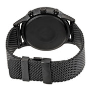  Shop Authentic Emporio Armani Renato Chronograph Black Dial Black Mesh Bracelet Watch For Men - AR2498 - Luxxuri