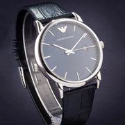  Shop Authentic Emporio Armani Dress Quartz Blue Dial Blue Leather Strap Watch For Men - AR2501 - Luxxuri