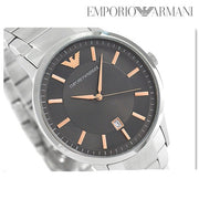  Shop Authentic Emporio Armani Renato Quartz Grey Dial Silver Steel Strap Watch For Men - AR2514 - Luxxuri
