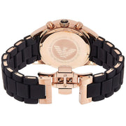  Shop Authentic Emporio Armani Sportivo Black Dial Black Steel Strap Watch For Women - AR5906 - Luxxuri