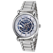  Shop Authentic Emporio Armani Meccanico Automatic Silver Dial Silver Steel Strap Watch for Men - AR60006 - Luxxuri