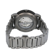  Shop Authentic Emporio Armani Meccanico Automatic Black Dial Black Steel Strap Watch For Men - AR60010 - Luxxuri