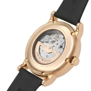  Shop Authentic Emporio Armani Luigi Automatic Silver Dial Black Leather Strap Watch For Men - AR60013 - Luxxuri