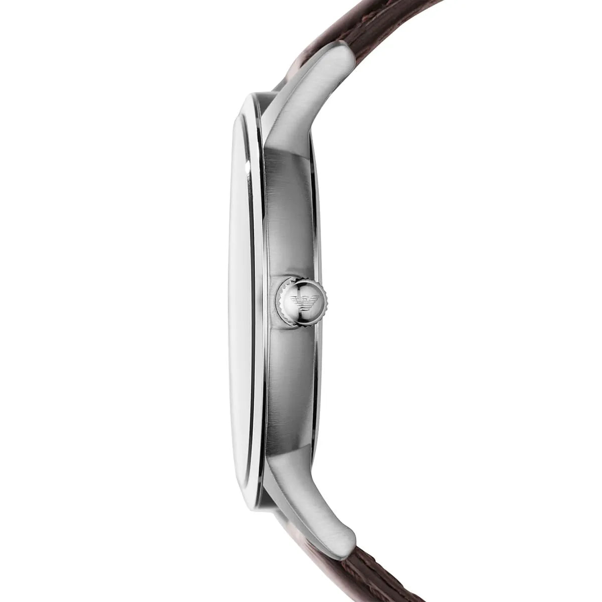  Shop Authentic Emporio Armani Kappa Classic Brown Dial Brown Leather Strap Watch For Men - AR9106 - Luxxuri