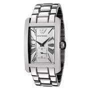  Shop Authentic Emporio Armani Classic White Dial Silver Steel Strap Watch For Men - AR0145 - Luxxuri