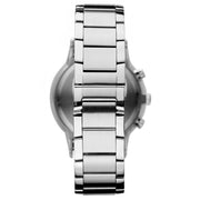  Shop Authentic Emporio Armani Renato Chronograph Blue Dial Silver Steel Strap Watch For Men - AR11164 - Luxxuri