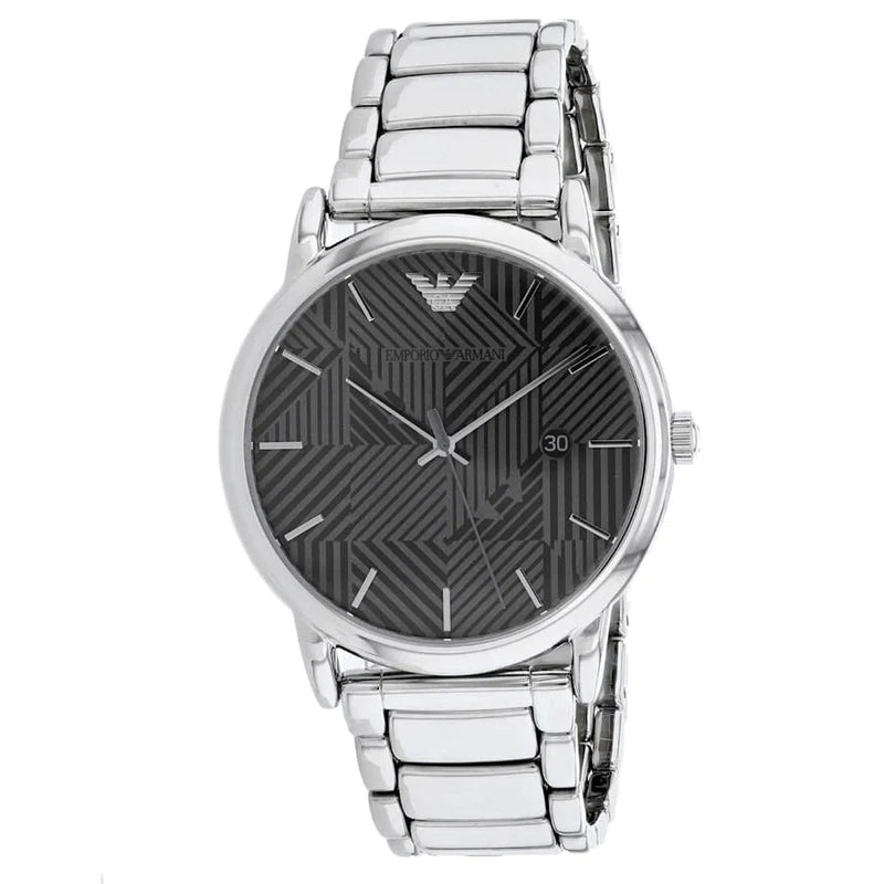  Shop Authentic Emporio Armani Classic Quartz Grey Dial Silver Steel Strap Watch For Men - AR11134 - Luxxuri