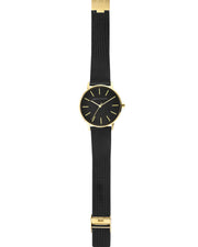  Shop Authentic Armani Exchange Lola Three Hand Black Dial Black Mesh Strap Watch For Women - AX5548 - Luxxuri