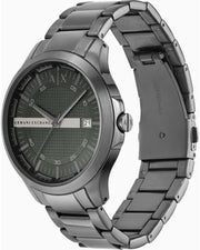  Shop Authentic Armani Exchange Hampton Chronograph Grey Dial Grey Steel Strap Watch For Men - AX2135 - Luxxuri