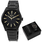  Shop Authentic Armani Exchange Nico Analog Black Dial Black Steel Strap Watch For Men - AX7102 - Luxxuri