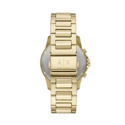  Shop Authentic Armani Exchange Banks Chronograph Black Dial Gold Steel Strap Watch For Men - AX1721 - Luxxuri