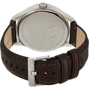  Shop Authentic Armani Exchange Whitman Silver Dial Brown Leather Strap Watch For Men - AX2100 - Luxxuri