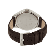  Shop Authentic Armani Exchange Whitman Silver Dial Brown Leather Strap Watch For Men - AX2100 - Luxxuri