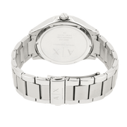 Shop Authentic Armani Exchange Hampton Chronograph Black Dial Silver Steel Strap Watch For Men - AX2103 - Luxxuri