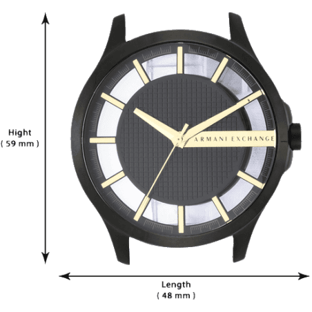  Shop Authentic Armani Exchange Hampton Chronograph Black Dial Black Steel Strap Watch For Men - AX2192 - Luxxuri