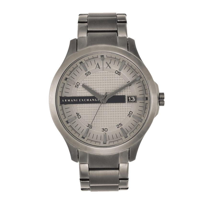  Shop Authentic Armani Exchange Hampton Chronograph Grey Dial Grey Steel Strap Watch For Men - AX2194 - Luxxuri