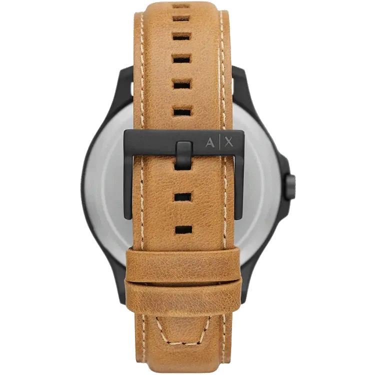  Shop Authentic Armani Exchange Hampton Chronograph Green Dial Brown Leather Strap Watch For Men - AX2412 - Luxxuri