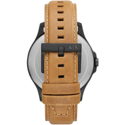  Shop Authentic Armani Exchange Hampton Chronograph Green Dial Brown Leather Strap Watch For Men - AX2412 - Luxxuri