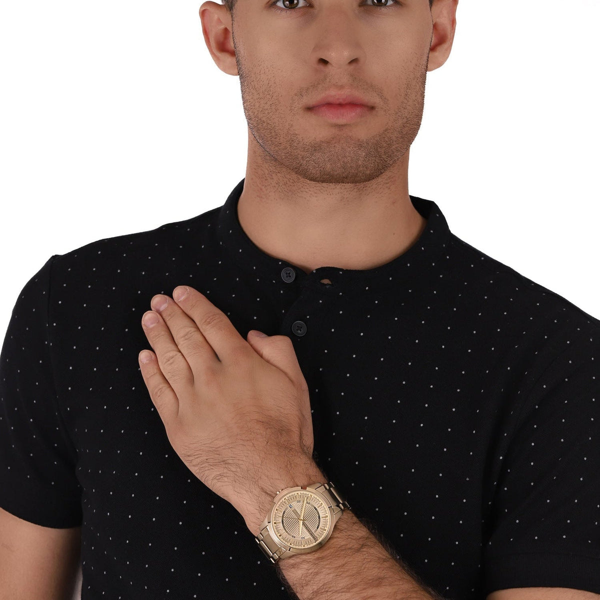  Shop Authentic Armani Exchange Hampton Chronograph Gold Dial Gold Steel Strap Watch For Men - AX2415 - Luxxuri