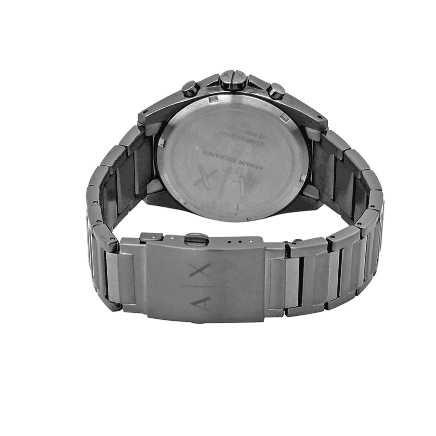  Shop Authentic Armani Exchange Drexler Chronograph Grey Dial Grey Steel Strap Watch For Men - AX2603 - Luxxuri