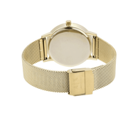  Shop Authentic Armani Exchange Lola Analog Gold Dial Gold Mesh Strap Watch For Women - AX5536 - Luxxuri