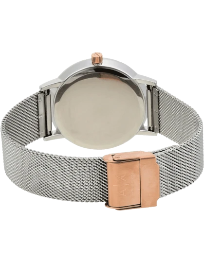 Shop Authentic Armani Exchange Lola Analog White Dial Silver Mesh Strap Watch For Women - AX5537 - Luxxuri