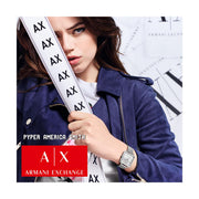  Shop Authentic Armani Exchange Lola Quartz Silver Dial Silver Mesh Strap Watch For Women - AX5800 - Luxxuri