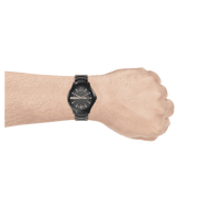  Shop Authentic Armani Exchange Hampton Black Dial Black Steel Strap Watch For Men - AX7101 - Luxxuri