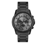  Shop Authentic Armani Exchange Chronograph Black Dial Black Steel Strap Watch For Men - AX7140 - Luxxuri