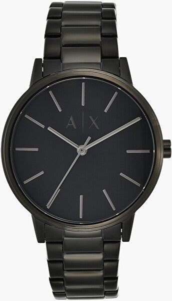  Shop Authentic Armani Exchange Cayde Analog Black Dial Black Steel Strap Watch For Men - AX2701 - Luxxuri