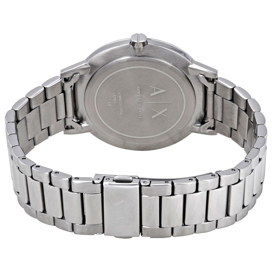  Shop Authentic Armani Exchange Cayde Analog Black Dial Silver Steel Strap Watch For Men - AX2700 - Luxxuri