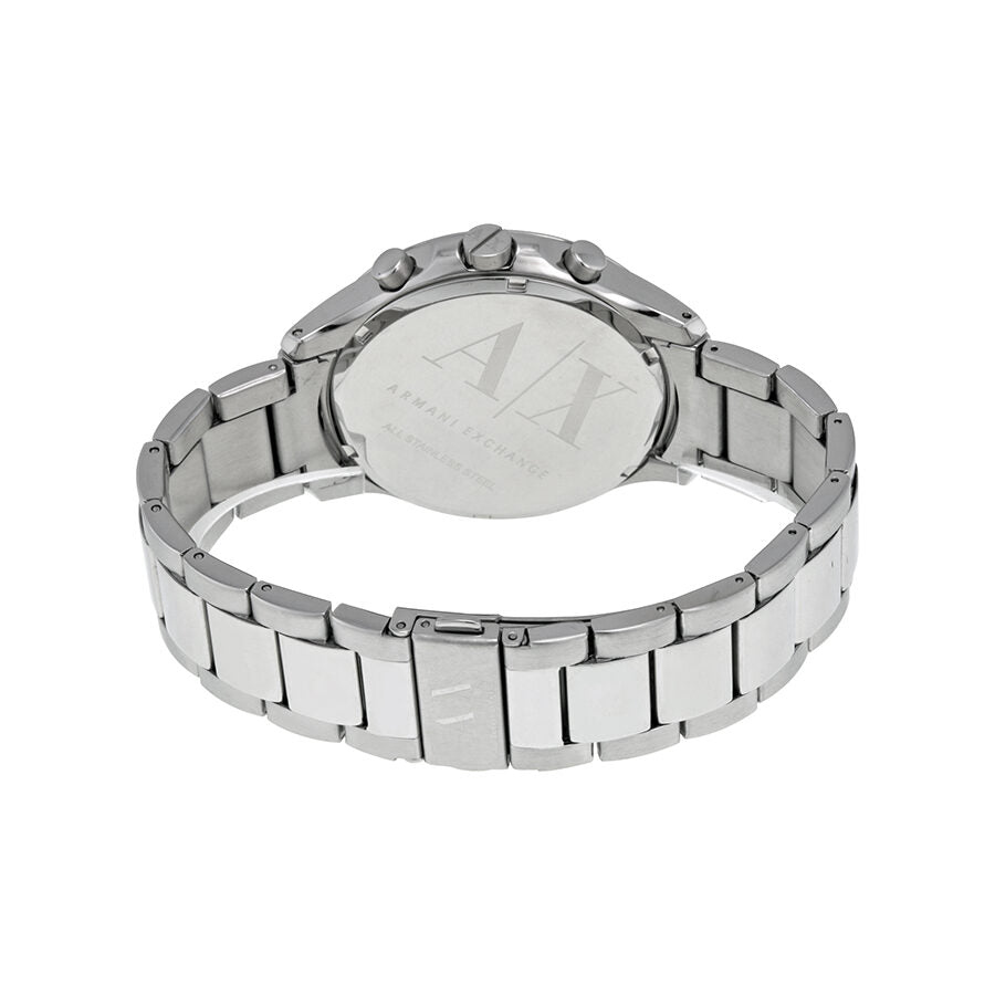  Shop Authentic Armani Exchange Hampton Chronograph Blue Dial Silver Steel Strap Watch For Men - AX2155 - Luxxuri